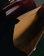 "CELINE" 2019-22 Heritage turn-lock box calf shoulder bag