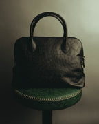 “Pierre Cardin” 80’s-90’s Ostrich leather top handle bag