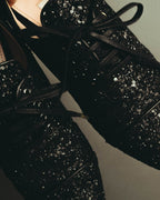 "Miu Miu" 2010's Embellished glitter lace-up oxford shoes