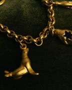 "Salvatore Ferragamo" 80's-90's Playful winter charm bracelet