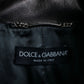 "Dolce & Gabbana" Silver stud design leather 2way coat