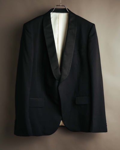"GUCCI" 20's Elegant shawl collar tuxedo jacket
