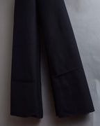 "US navy inspired lace back wide sailor pants"