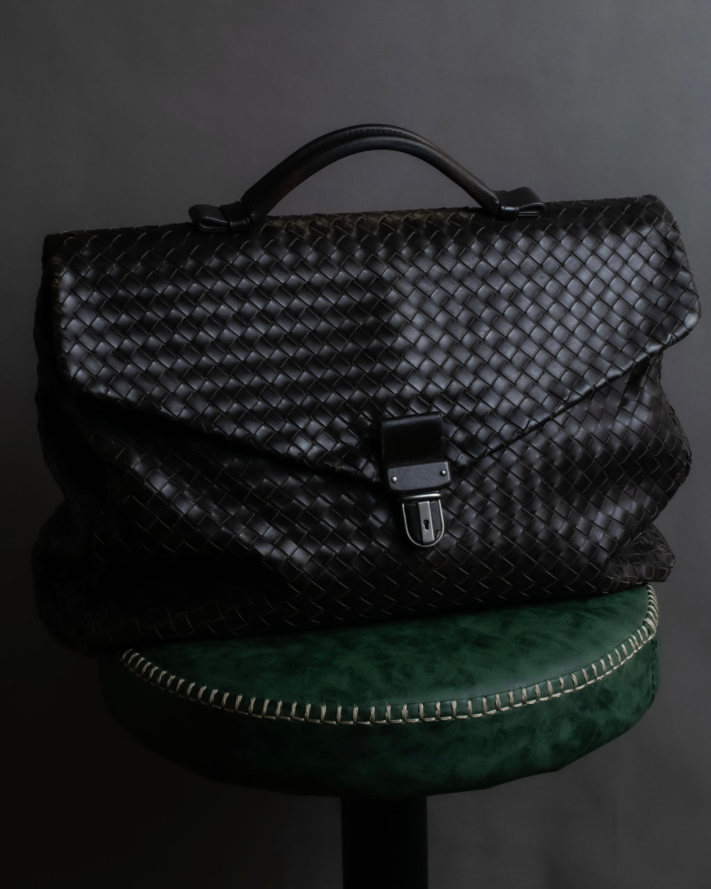 "BOTTEGA VENETA" Intrecciato design briefcase bag