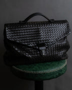"BOTTEGA VENETA" Intrecciato design briefcase bag