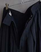 "Chloe" Fold-in pleats maxi length skirt