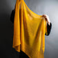 "PLEATS PLEASE ISSEY MIYAKE" Yellow orange color pleated stole