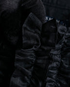 "S Max Mara" Tiered frill design belted dress