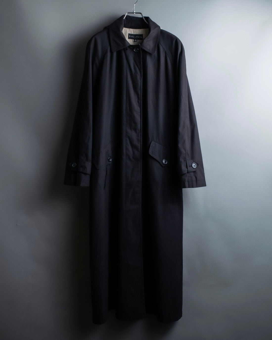 Vintage bicolor super long spring coat