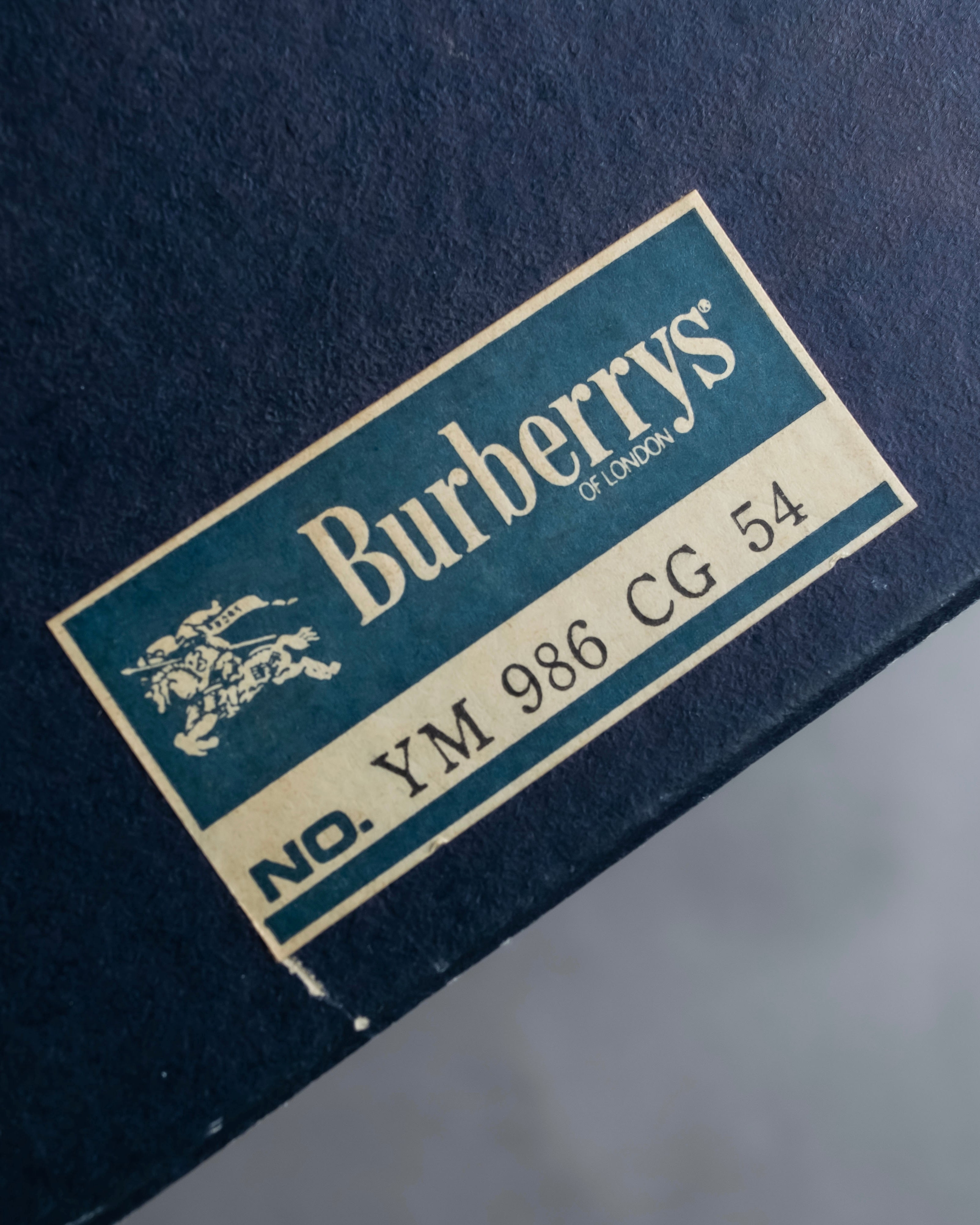 "BURBERRYS" Metal fittings design grain leather 2way bag