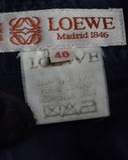 "LOEWE" 90's-00's Fly front silk shirt