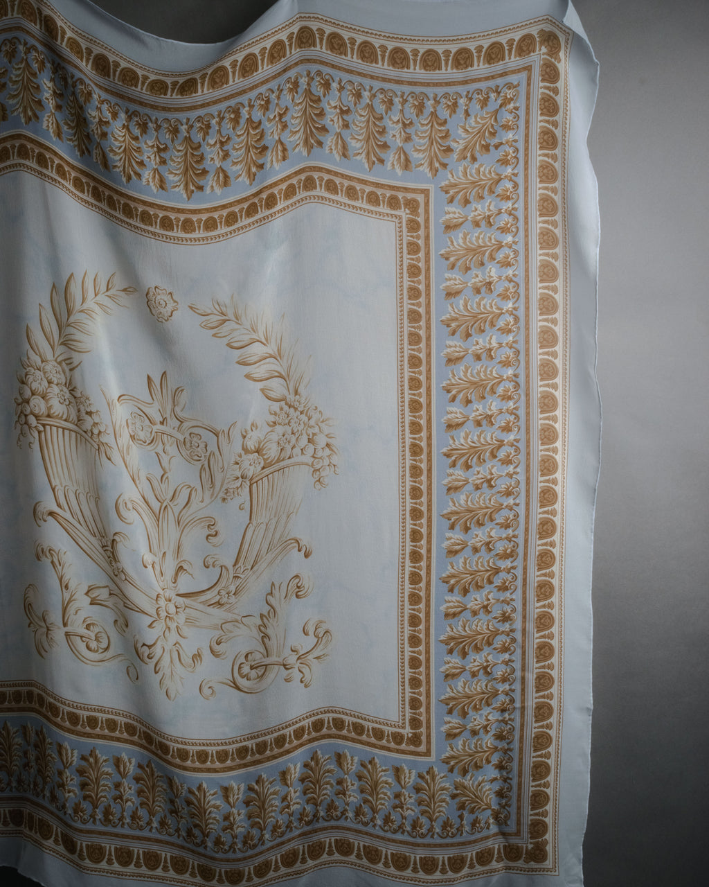“Christian Dior” 80’s-90’s Classical cornucopia silk scarf