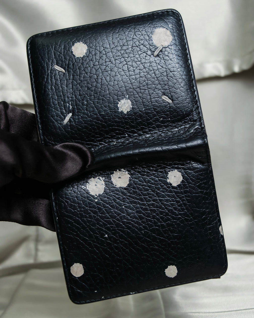 "Maison Margiela" 2020ss Splash Paint Leather Wallet