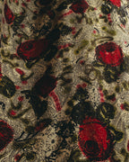 "Christian Dior" 80's-90's Floral paisley patterned large scarf