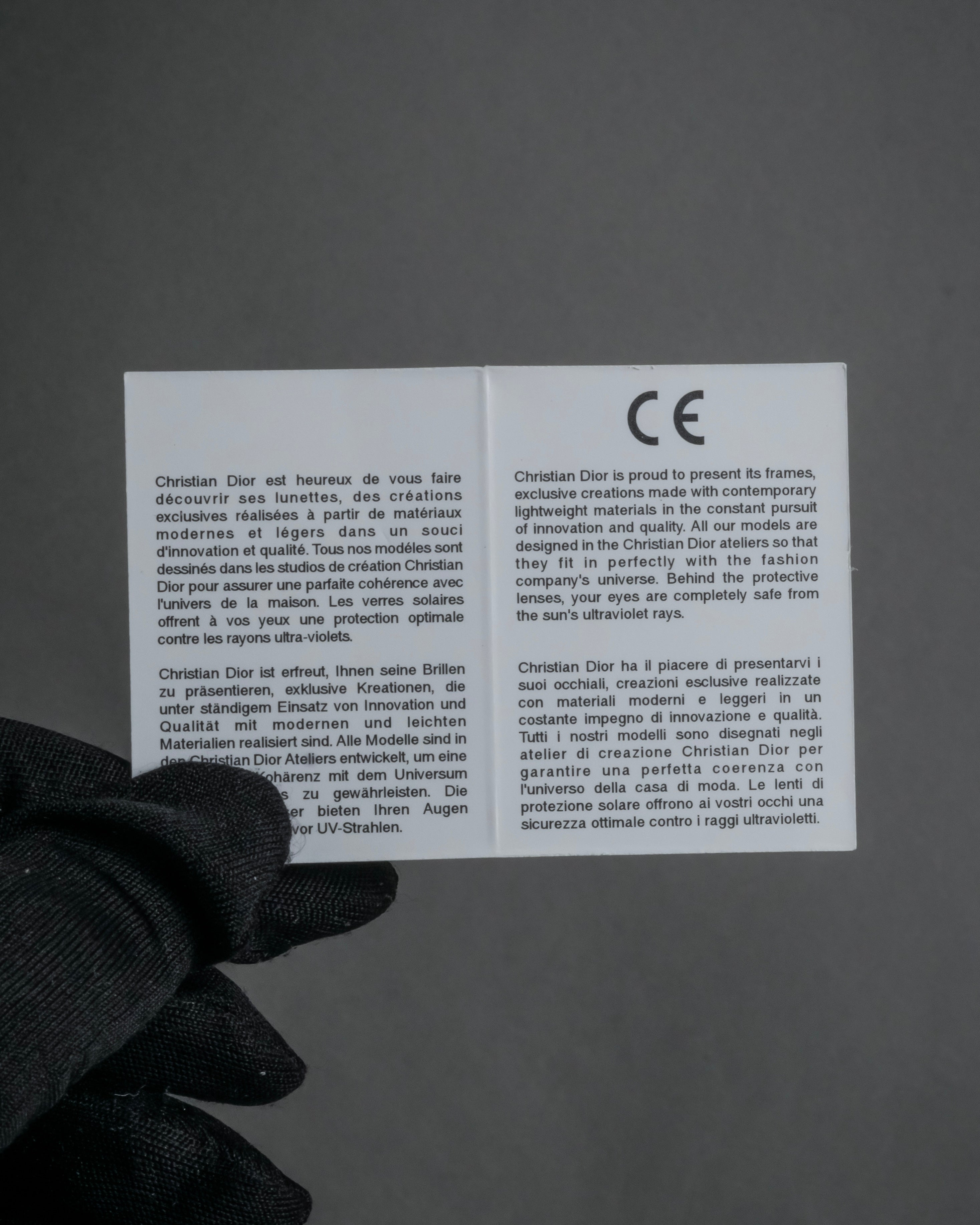 "Dior" Oversized tortoiseshell square sunglasses