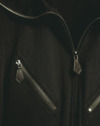 -SPECIAL- “HERMÈS” 00’s Jean Paul Gaultier era belted four-zip long cardigan