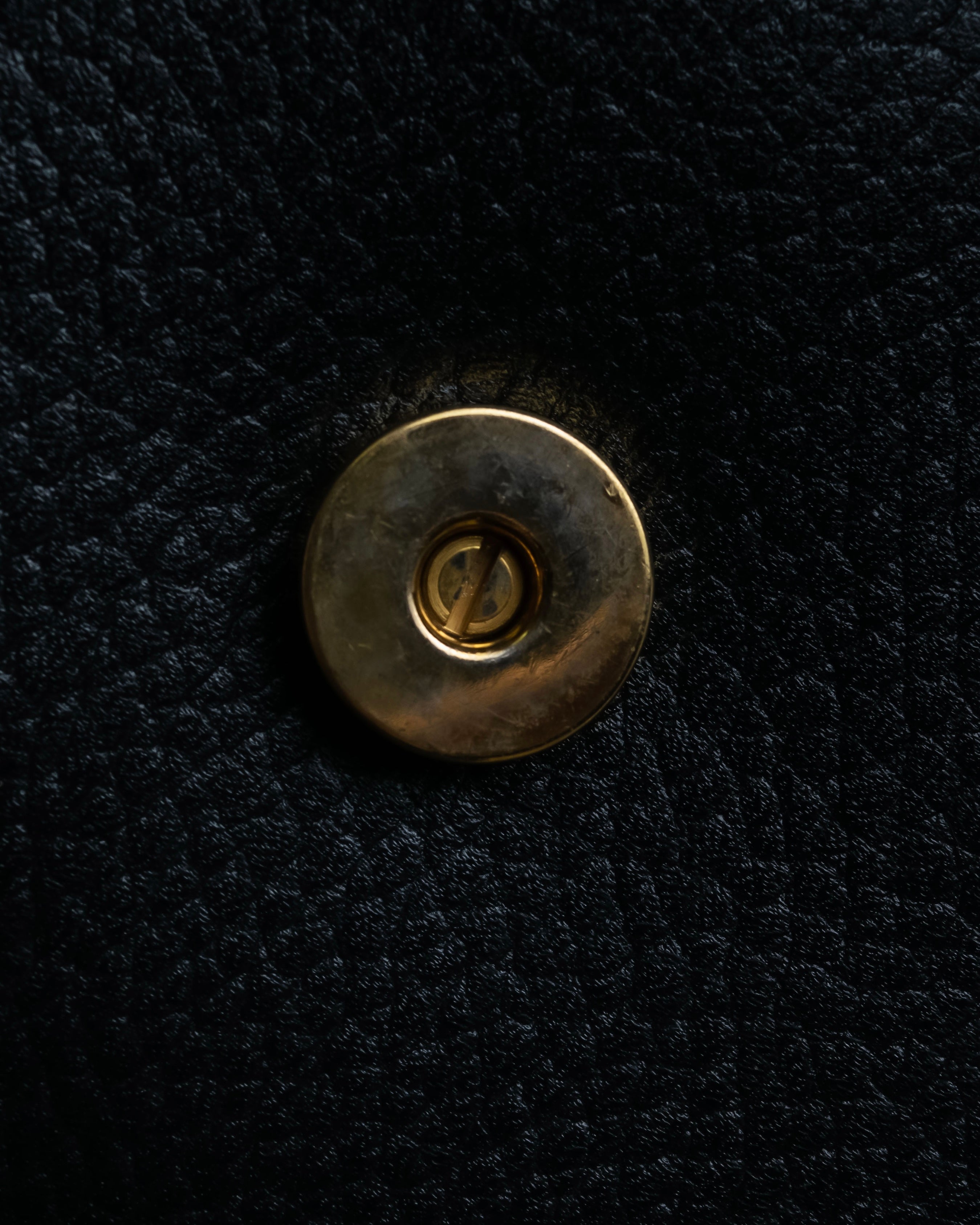 "Christian Dior" Metal parts design leather shoulder bag