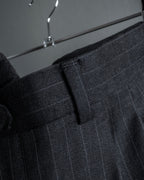"ARMANI COLLEZIONI" Deep charcoal pinstripe set up