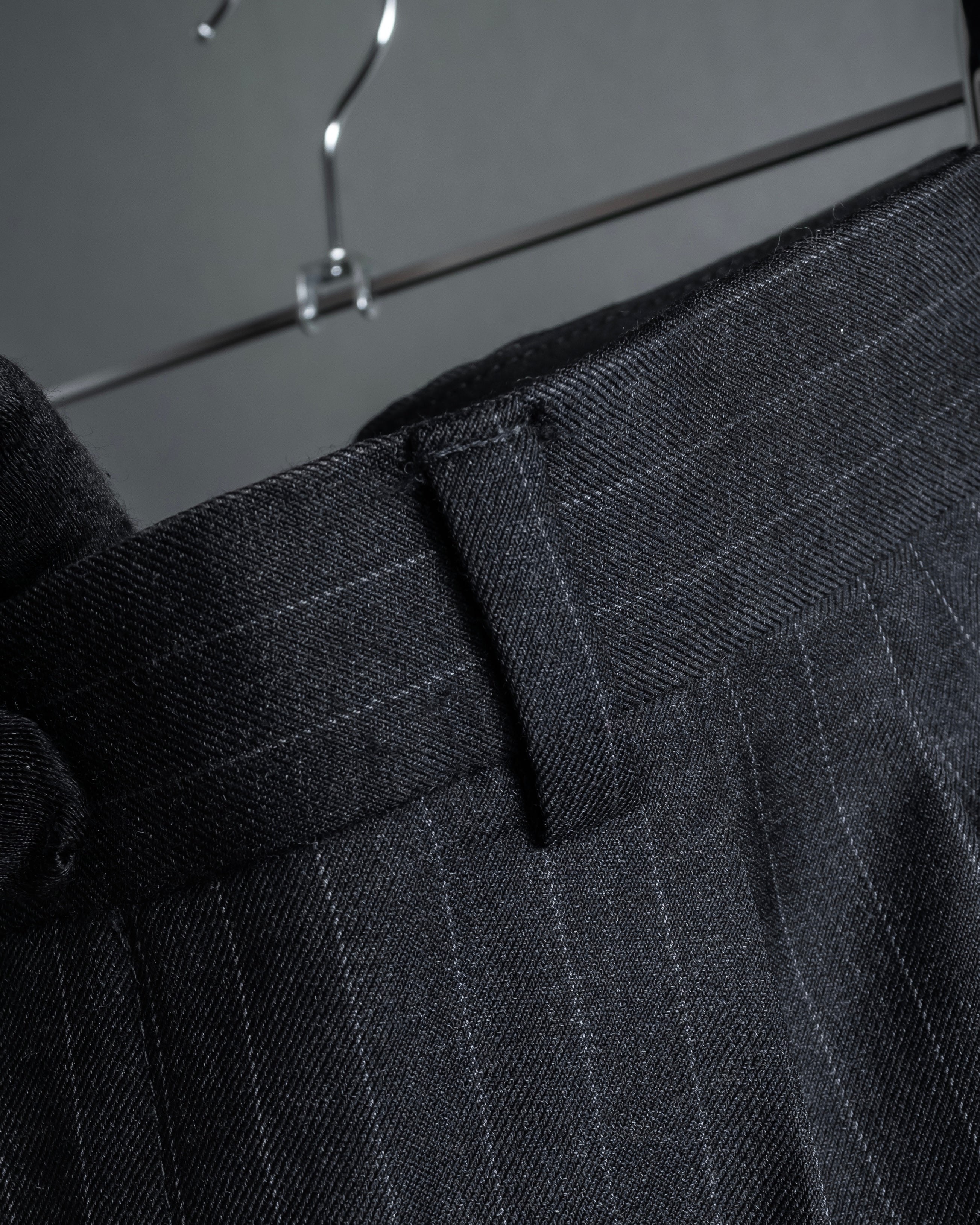 "ARMANI COLLEZIONI" Deep charcoal pinstripe set up