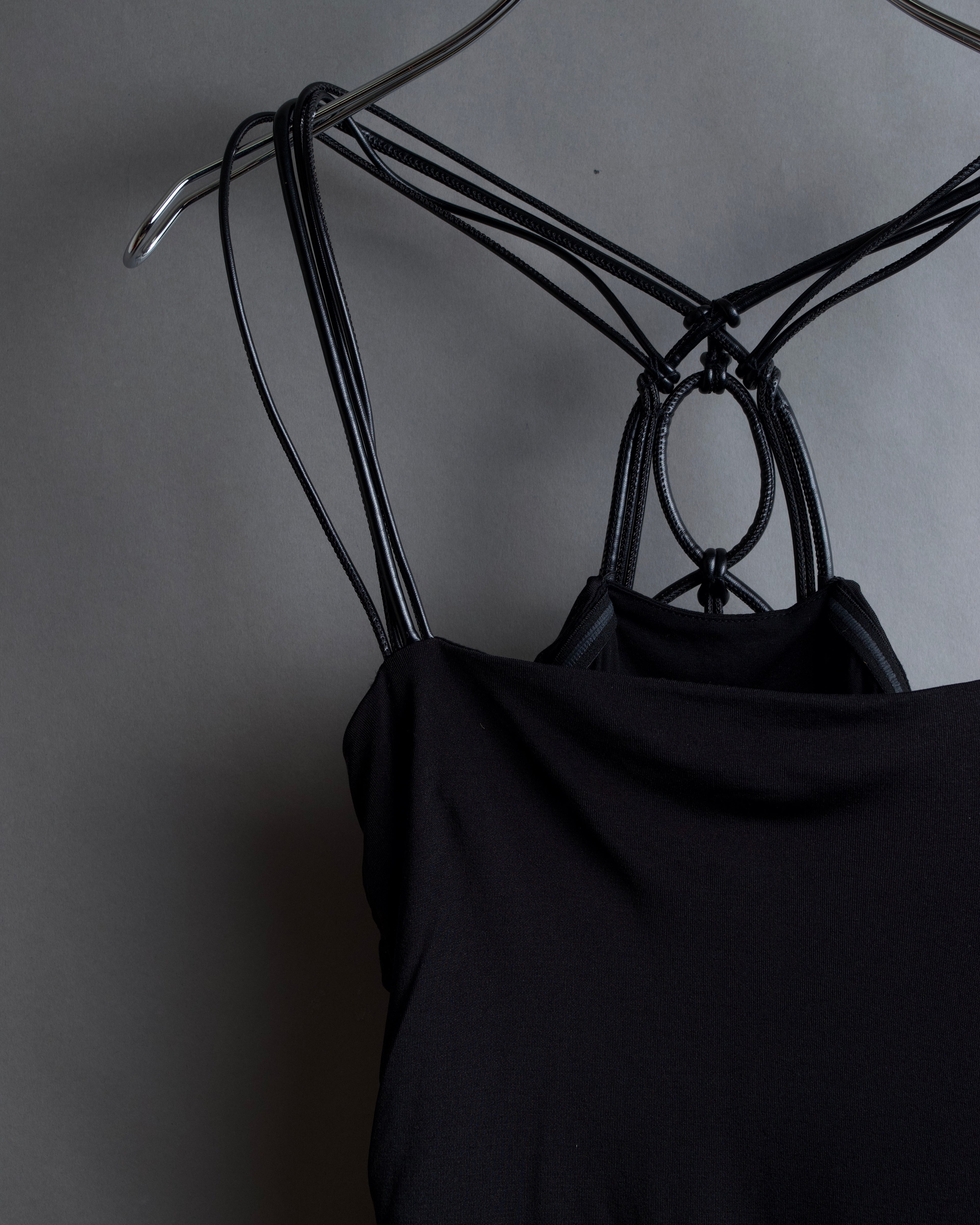 "ISABEL MARANT" Cord-layered strap design sleeveless dress