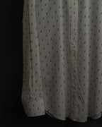 "CELINE" Musical note motif cotton shirt