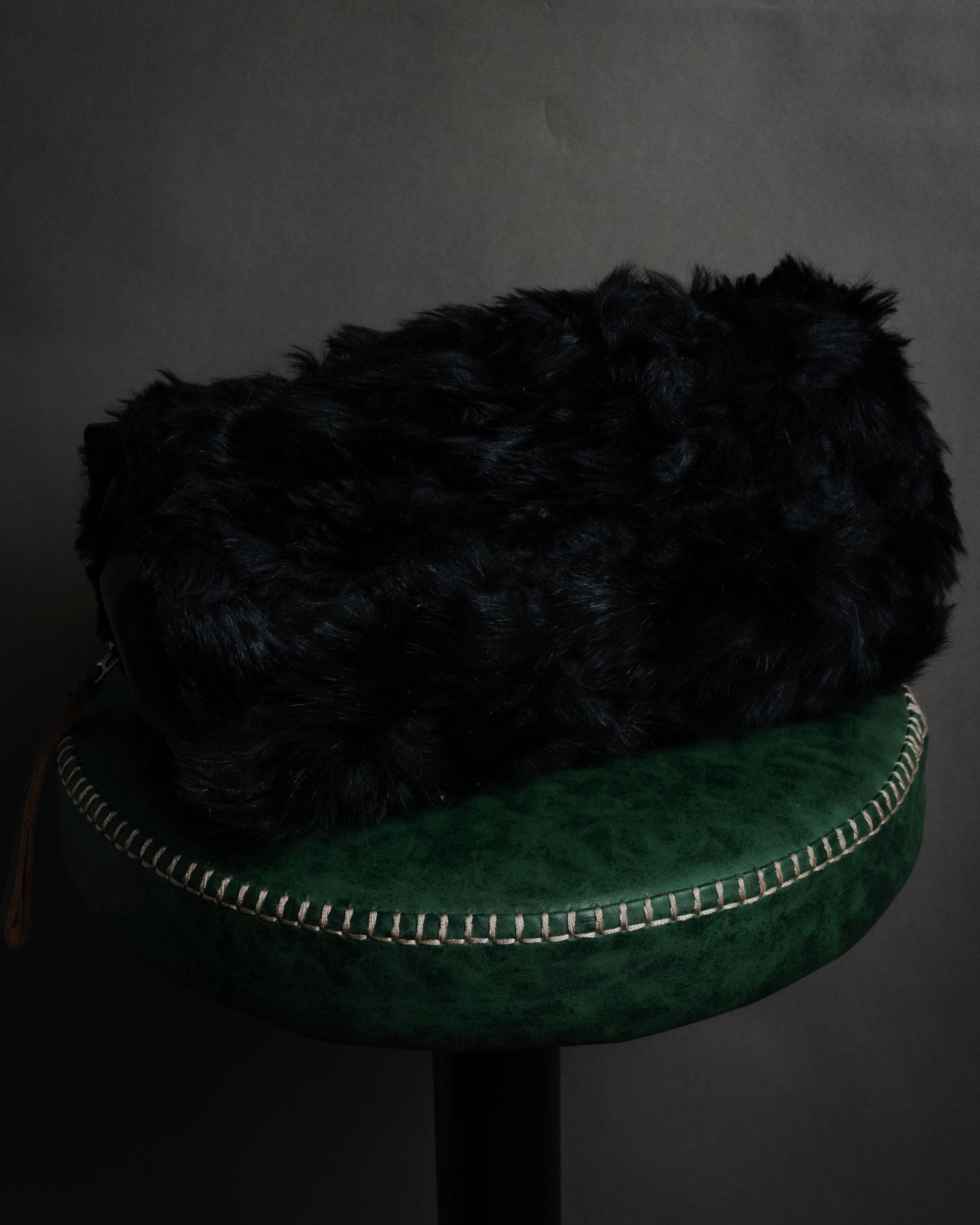 "MARNI" 2011 winter edition shearling fur shoulder bag