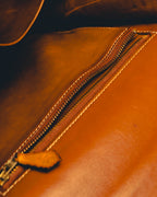 -SPECIAL- "Hermès" 80's Structured leather shoulder bag