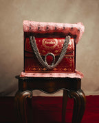 -SPECIAL- "GUCCI" 2010's-20's Collectible gucci garden embellished leather dionysus chain shoulder bag