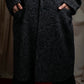 "DOLCE & GABBANA" Oversized tweed long chesterfield coat