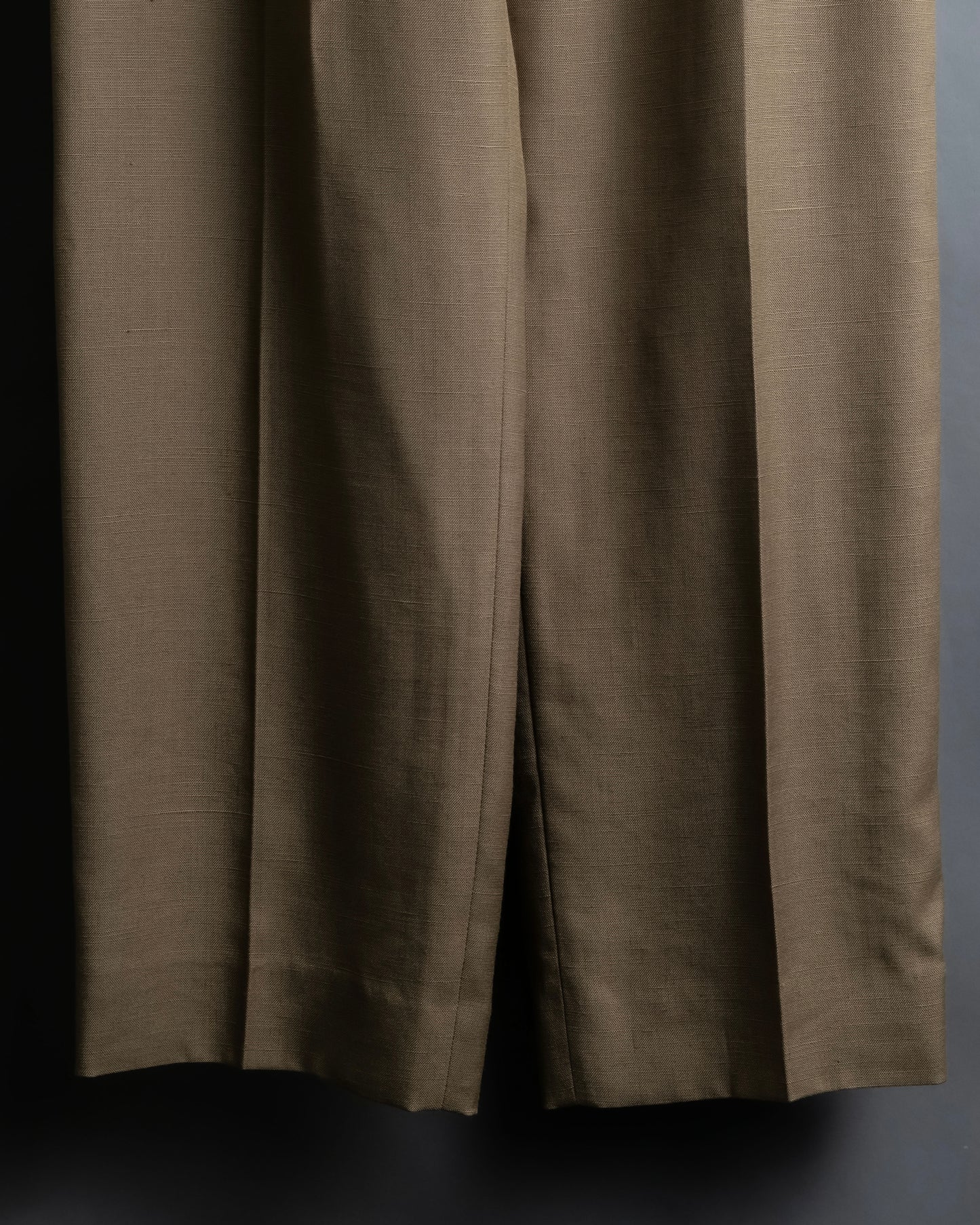 "Christian Dior" Center press wide tapered slacks