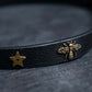 "Christian Dior" Mystical motif leather bracelet