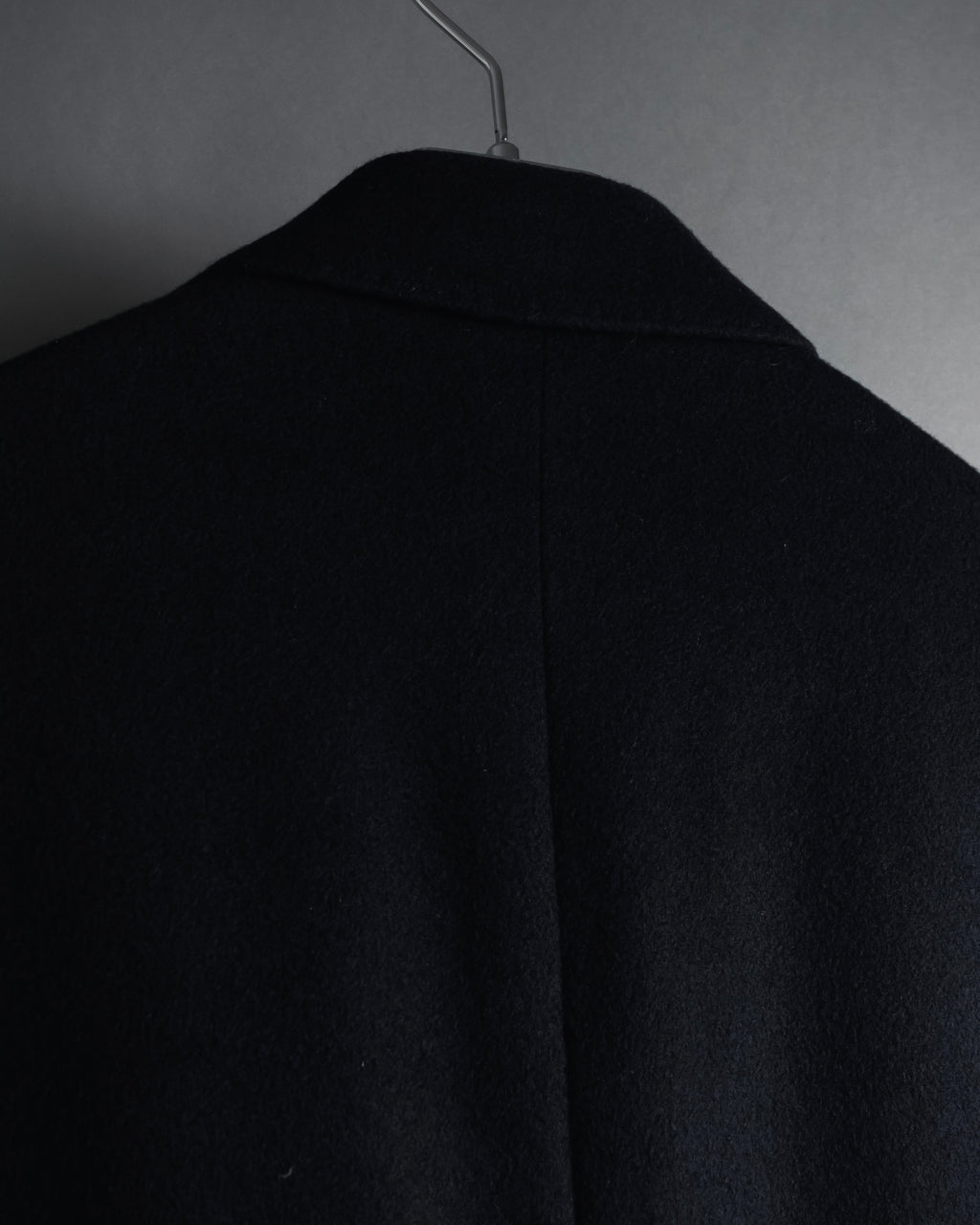 Abrigo doble botonadura de lana de los años 90 de YVES SAINT LAURENT