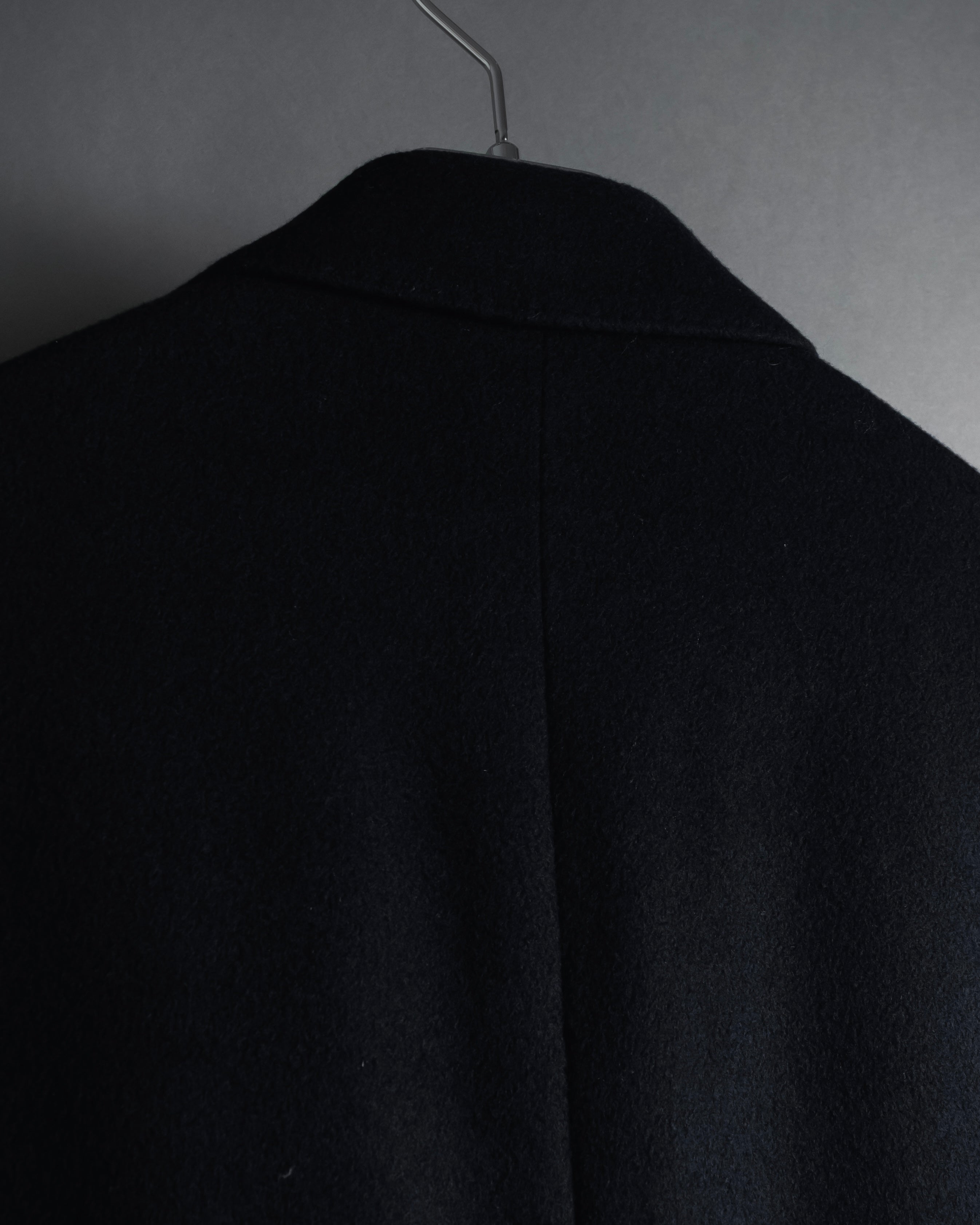 Abrigo doble botonadura de lana de los años 90 de YVES SAINT LAURENT