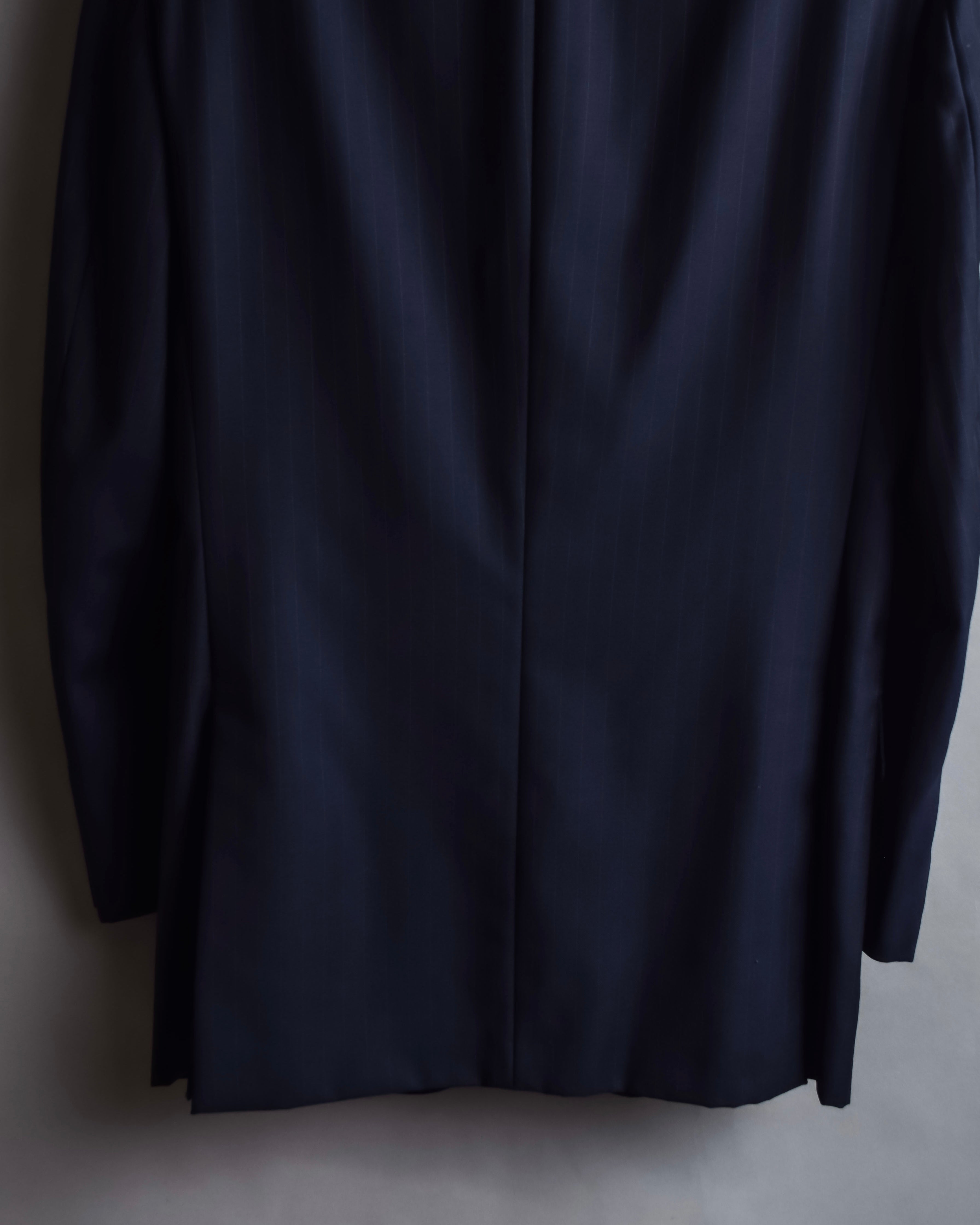 "HERMES" Pinstripe relaxed tailored jacket