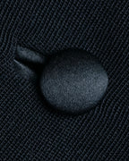 "HERMES" Ribbon scarf detail shaped coat