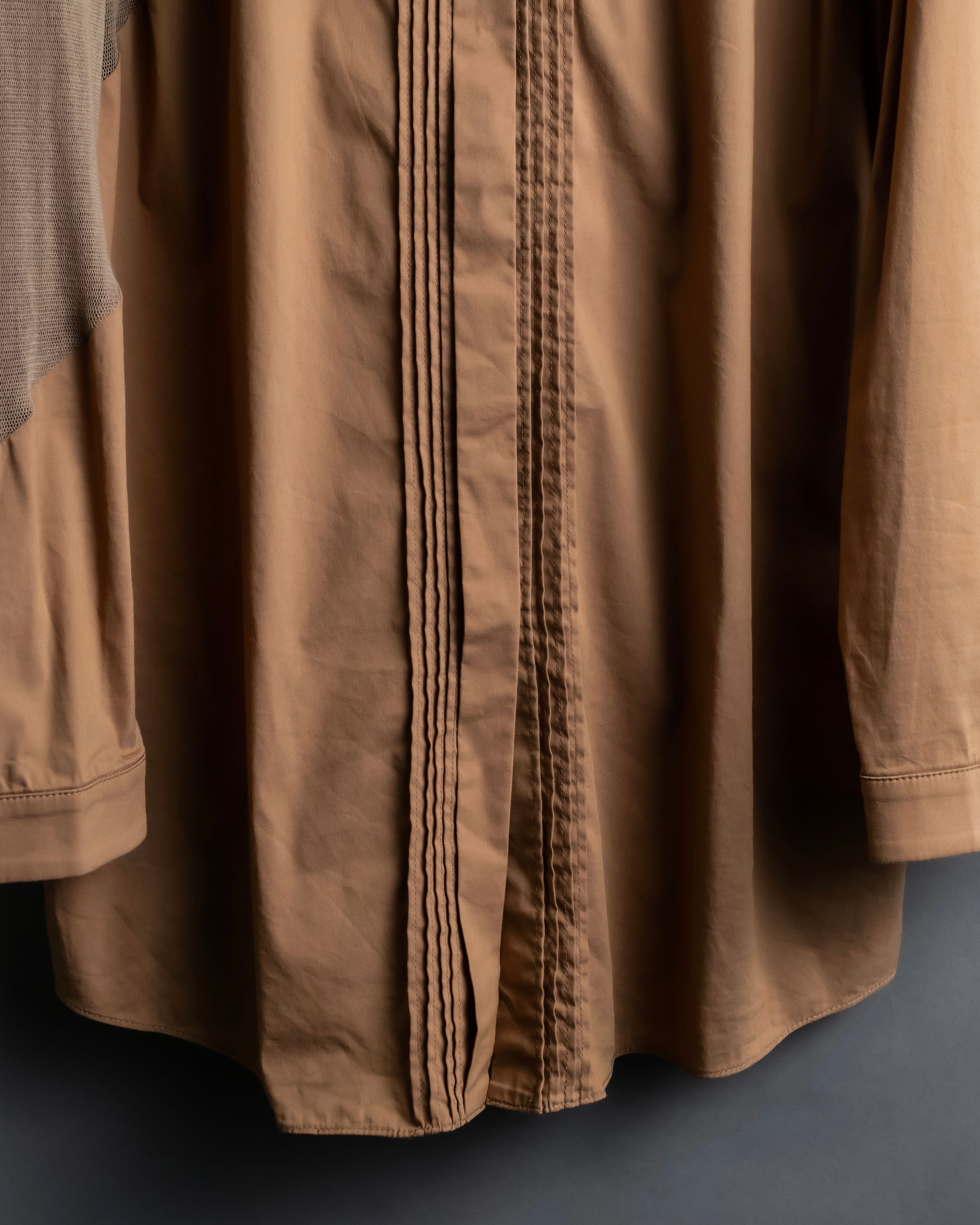 "N21 NUMEROVENTUNO" Switching design concealed shirt