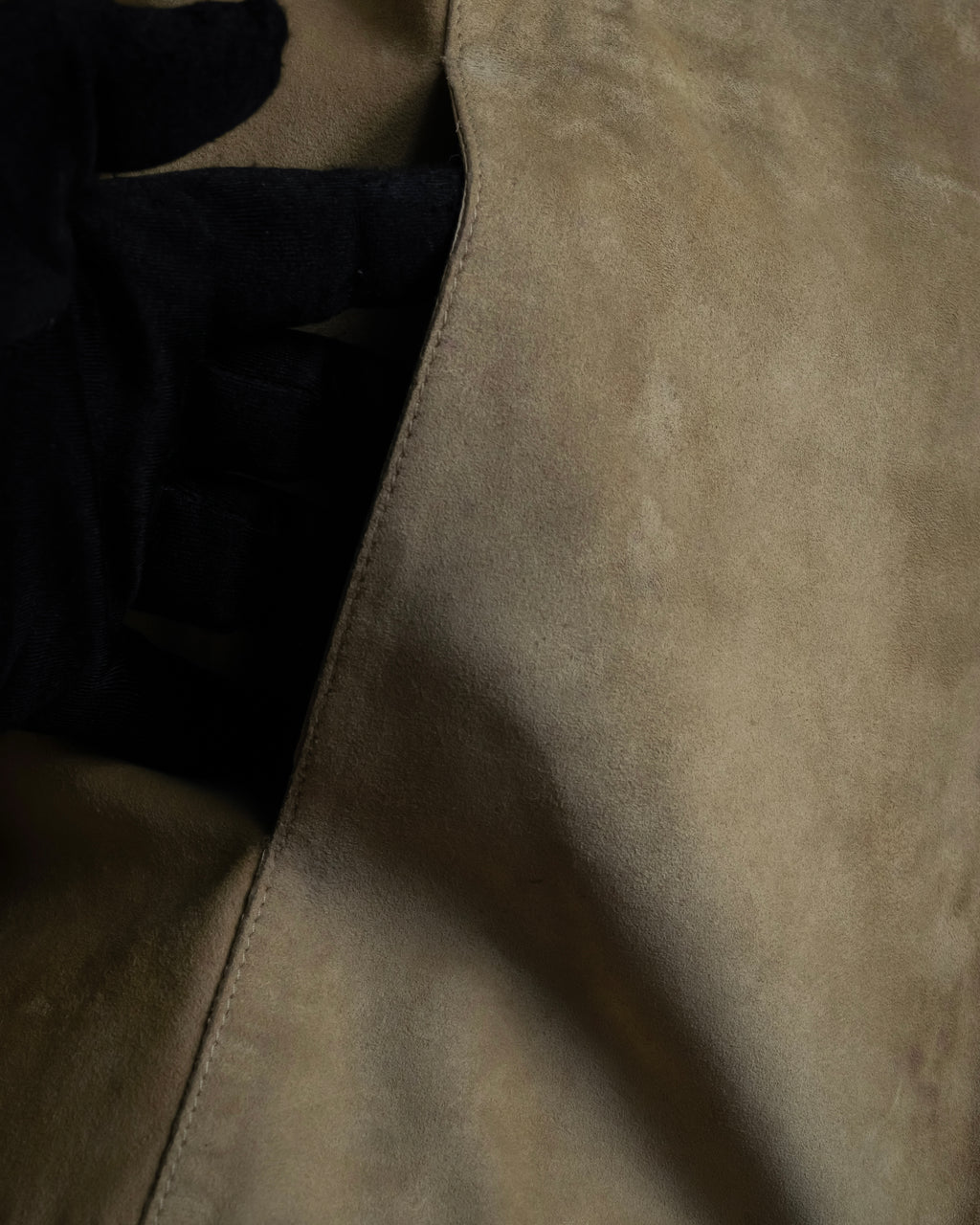 "GUCCI" Sand beige suede set up