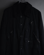 "COMME des GARCONS HOMME"
Utility zip pocket coat