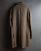 "MAISON MARGIELA" 13AW structured mid-length tailored coat