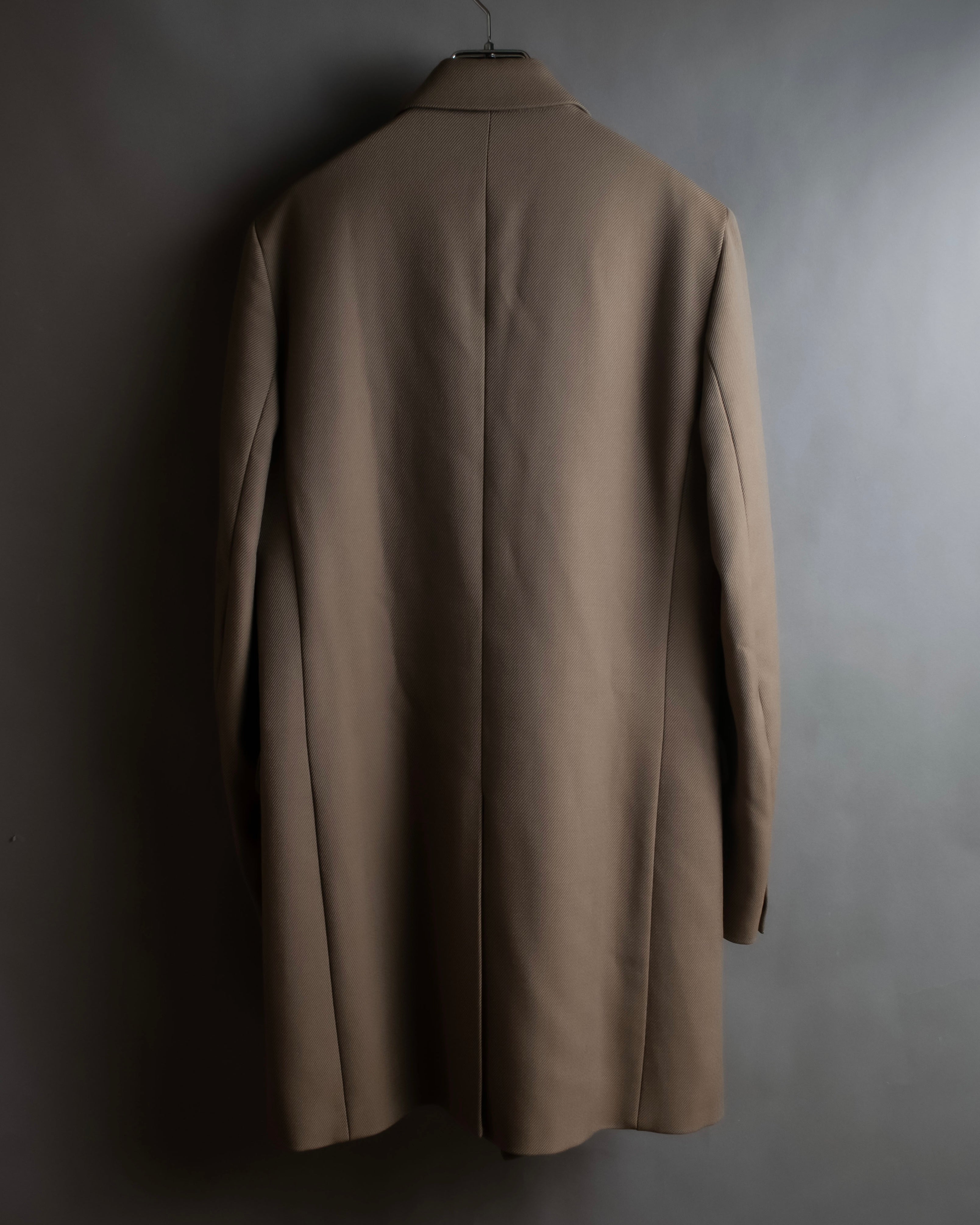 "MAISON MARGIELA" 13AW structured mid-length tailored coat
