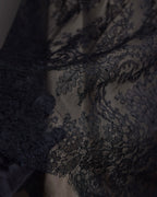 "VALENTINO" Lace layered ribbon design sleeveless dress