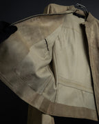 "GUCCI" Sand beige suede set up