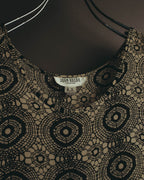 "John Rocha Chinatown" 80's Sleeveless patterned mini dress