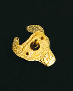 "Crédit Agricole" 90's Gold bull lapel pin