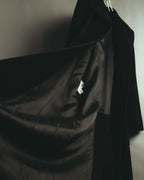 -SPECIAL- "Salvatore Ferragamo" 90's-00's Alpaca wool oversized shawl collar long coat