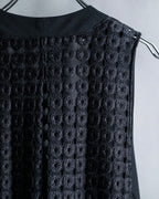 "LIMI feu" Layered embroidered sleeveless dress