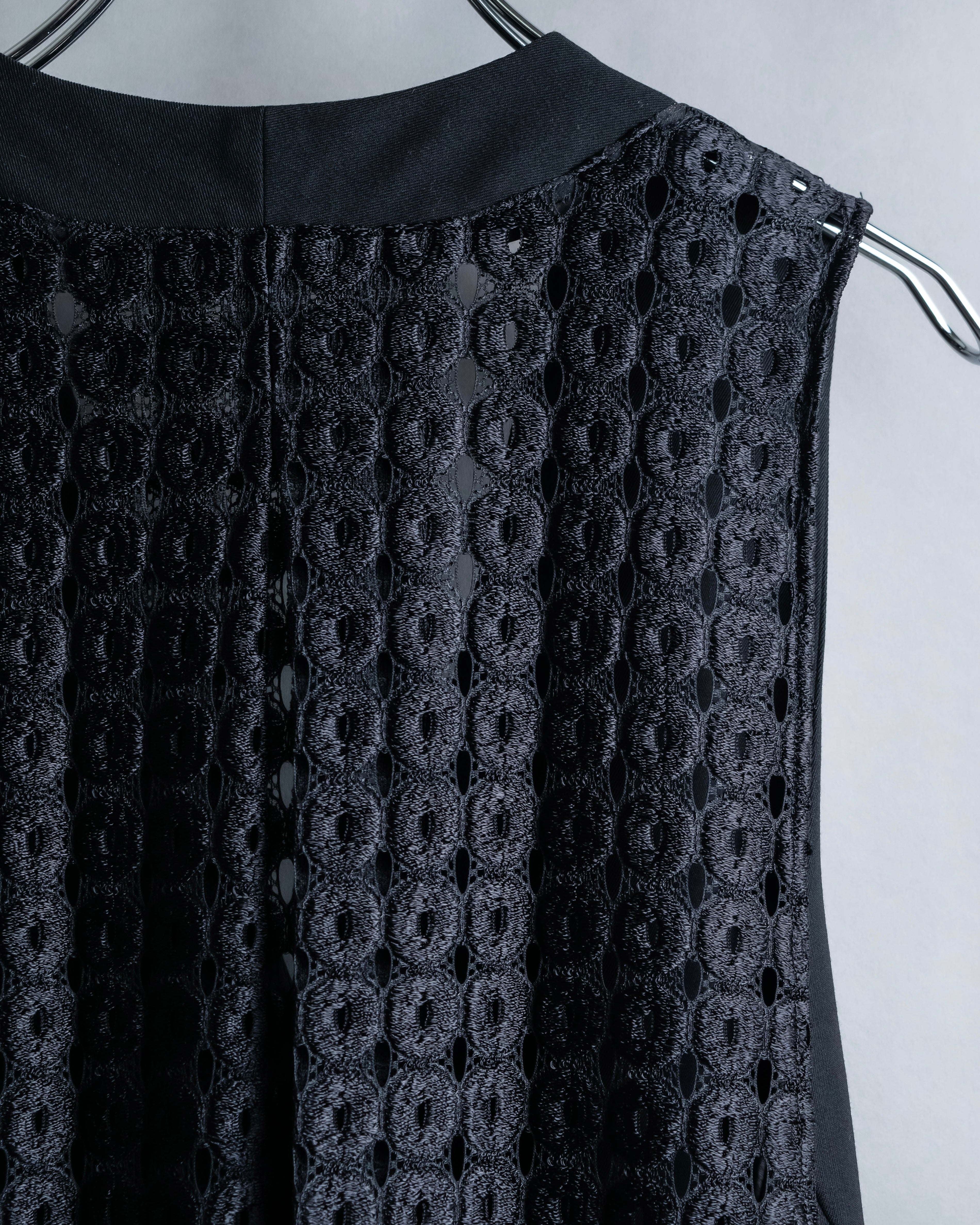 "LIMI feu" Layered embroidered sleeveless dress