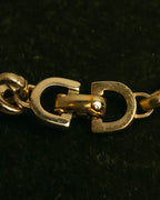 "Christian Dior" 80's-90's Gold tone chain necklace