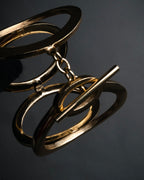 –SPECIAL– “Christian Dior” 90’s Sculptural oval link bracelet
