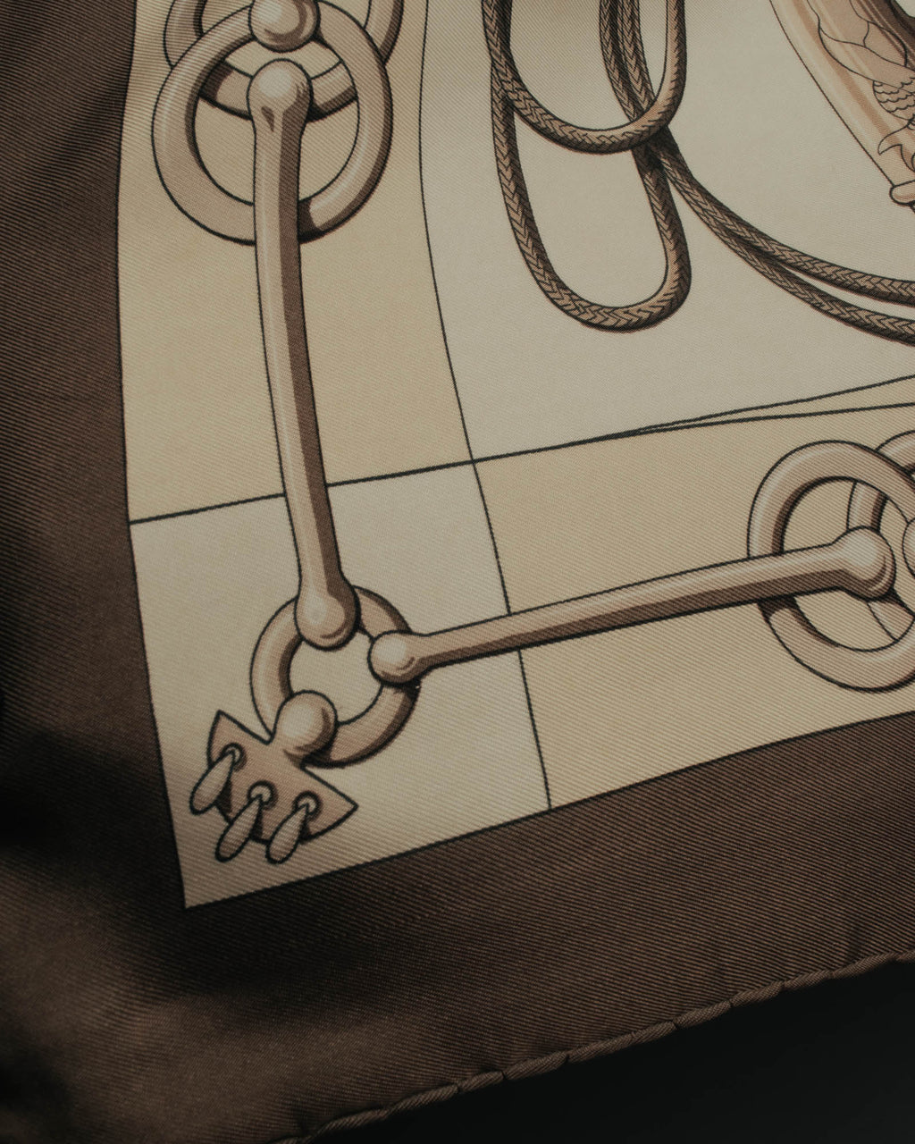 "Hermès" Cliquetis、J. Abadie silk scarf